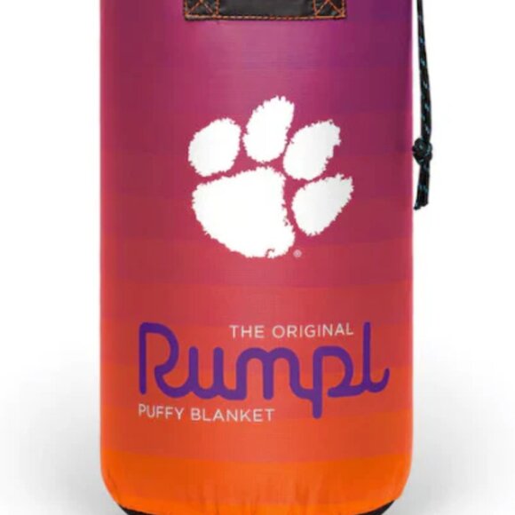 New w/ Tags: Rumpl Clemson Tigers 75 X 52 Original Puffy Blanket - Picture 1 of 4